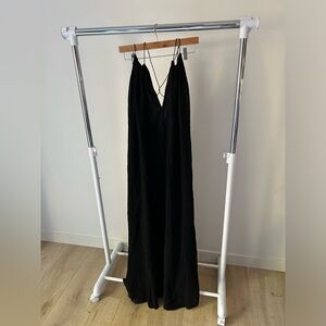 Rosetta Getty Black Detailed Maxi Dress Size 6